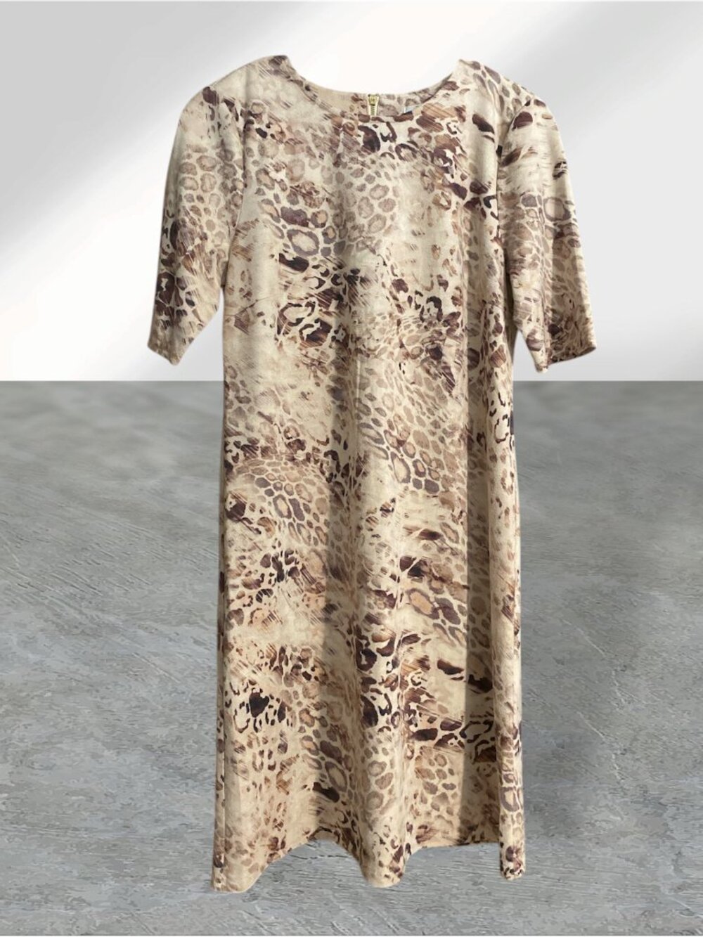 Spense Leopard Print Midi Dress | Size 4